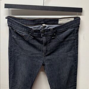 rag & bone, New York, Black Rae, skinny jeans, black, size 31” W x 30” L